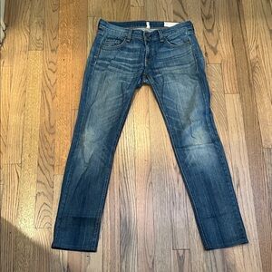 rag & bone Women's boyfriend low rise Jeans in Blue